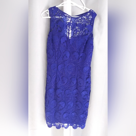 Ladies rotal blue Franklin Lynan dress - Picture 3 of 4